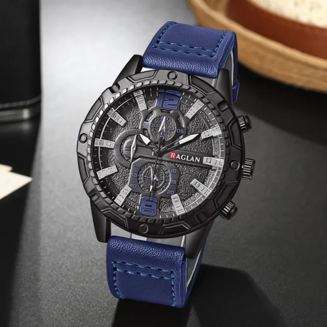 Top Brand Watch for Men Fashion Business Watches Leather Strap Clock Man Wristwatch Gift Relogio Masculino Reloj Hombres - Image 3