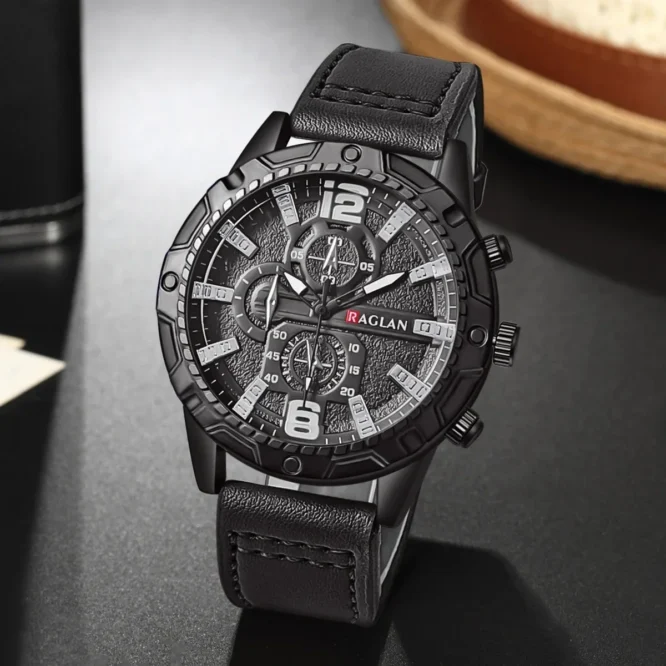 Top Brand Watch for Men Fashion Business Watches Leather Strap Clock Man Wristwatch Gift Relogio Masculino Reloj Hombres - Image 2